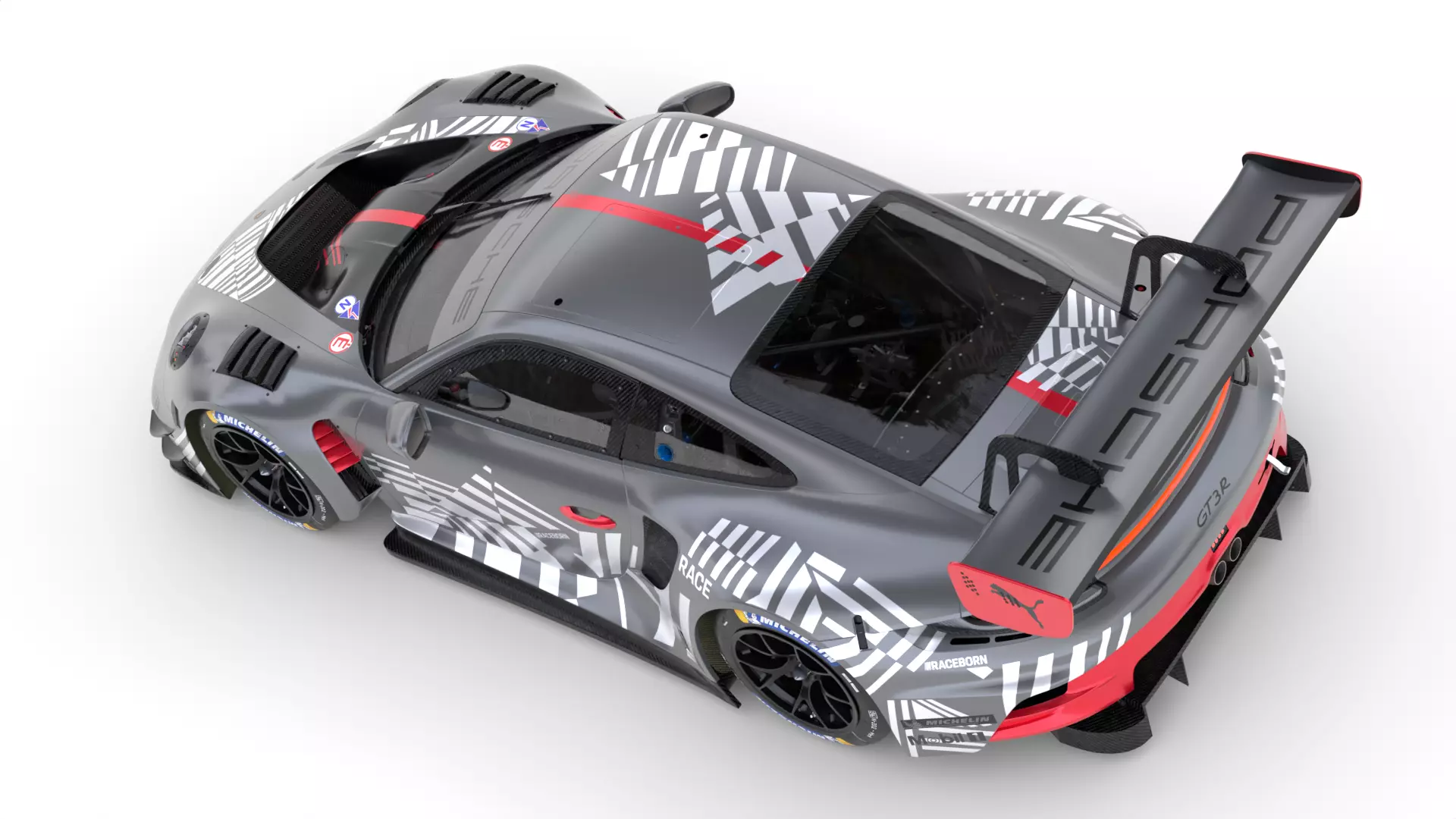 Porsche 911 GT3 R EVO 2026 3D model_13