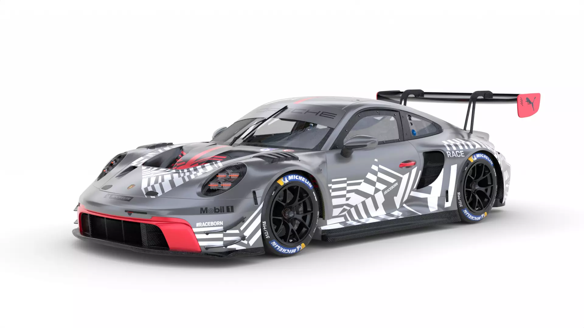 Porsche 911 GT3 R EVO 2026 3D model_2