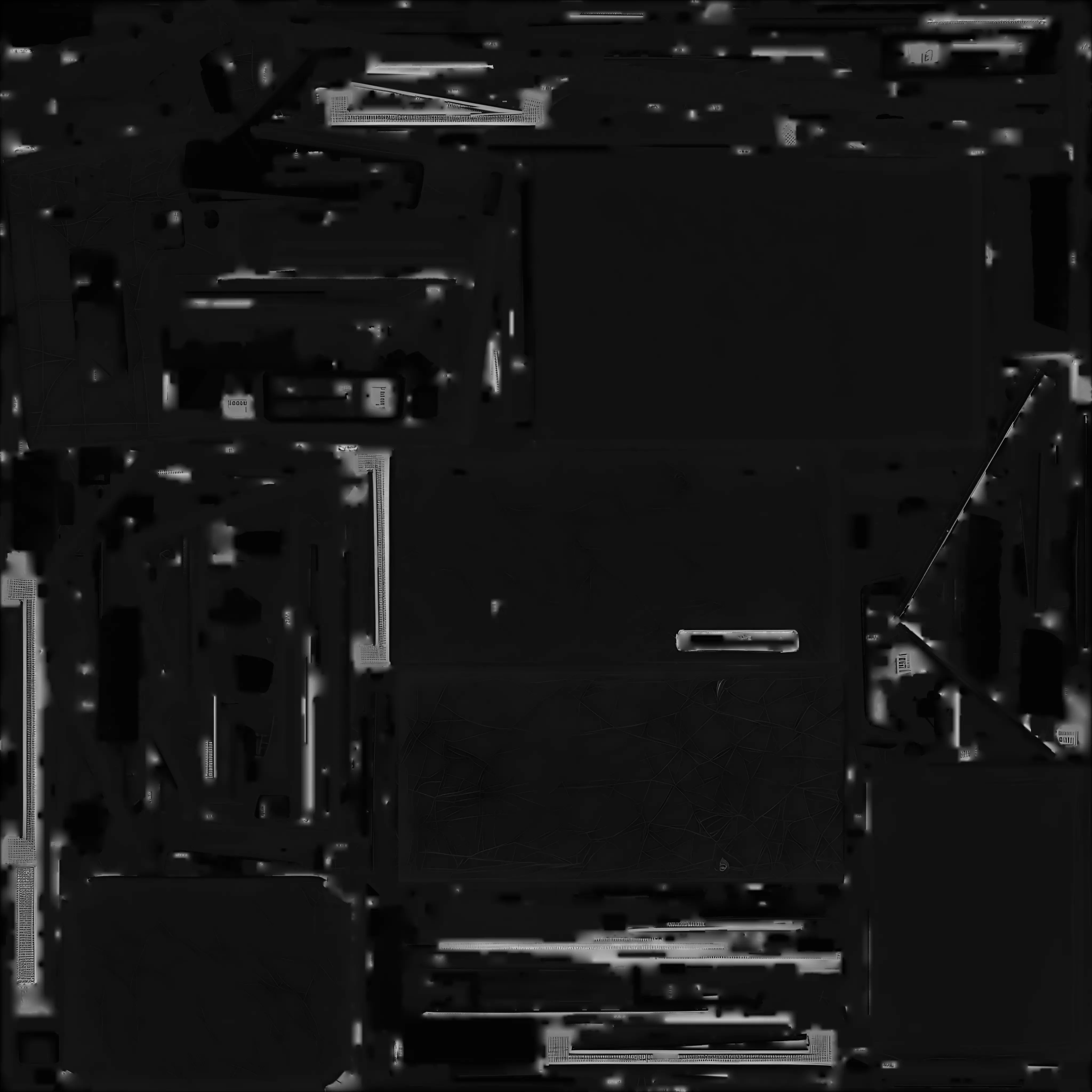 Cyberpunk Snack Vending Machine Holographic Display Low-poly 3D model_4