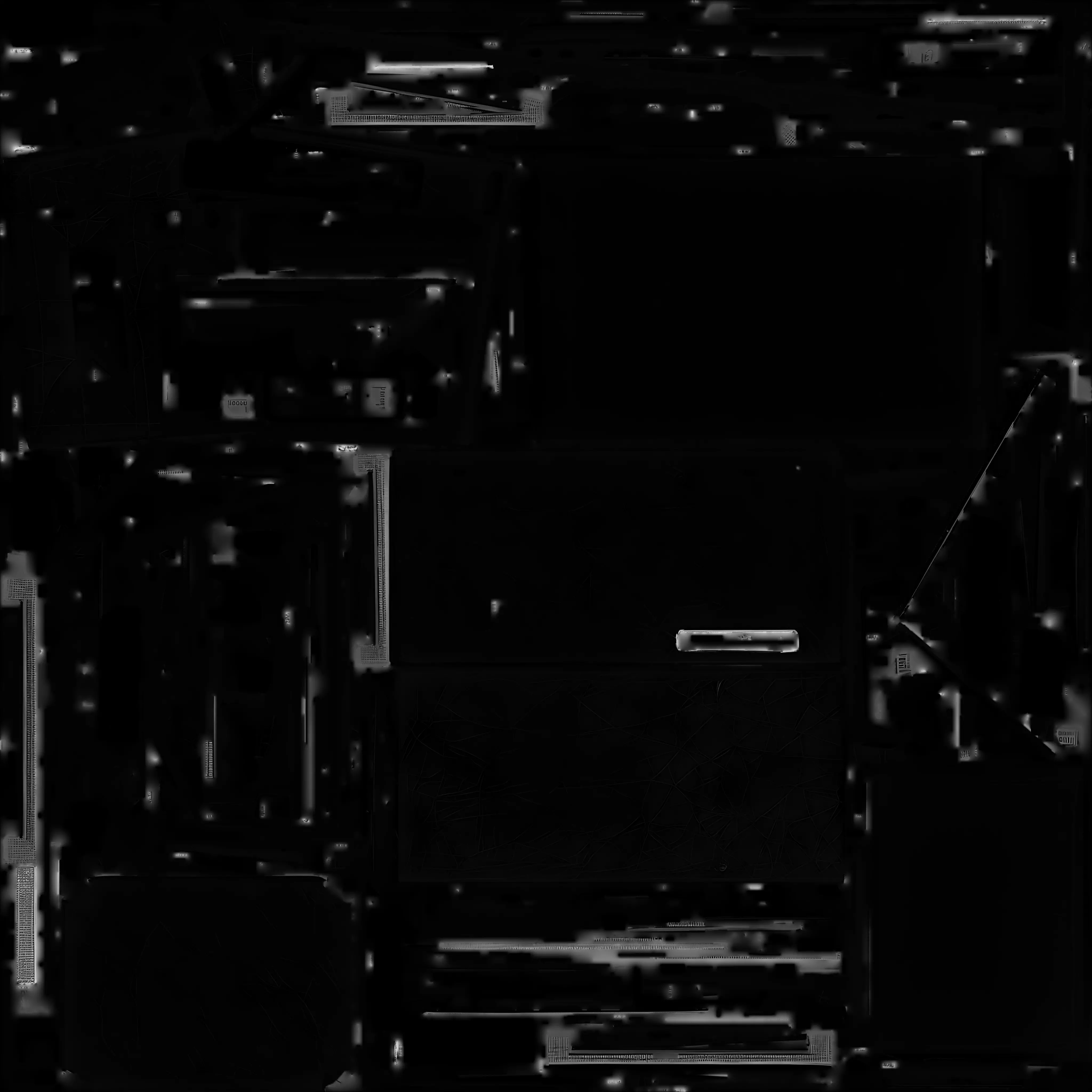 Cyberpunk Snack Vending Machine Holographic Display Low-poly 3D model_2