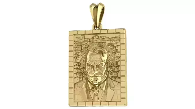 Joker Pendant 3D print model