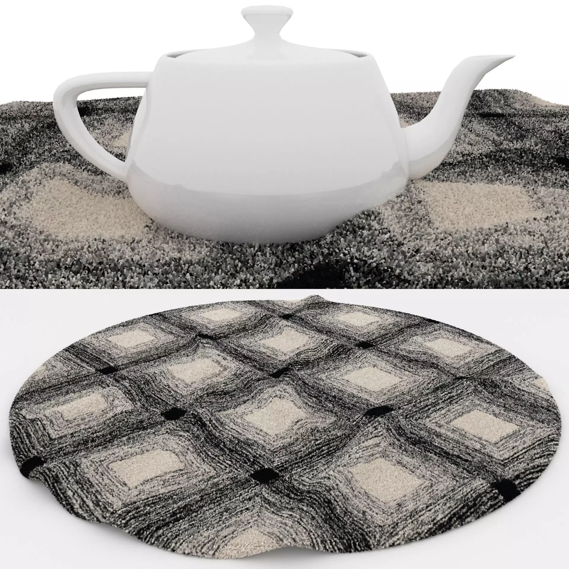 Rugs No 1055 Low-poly 3D model_1