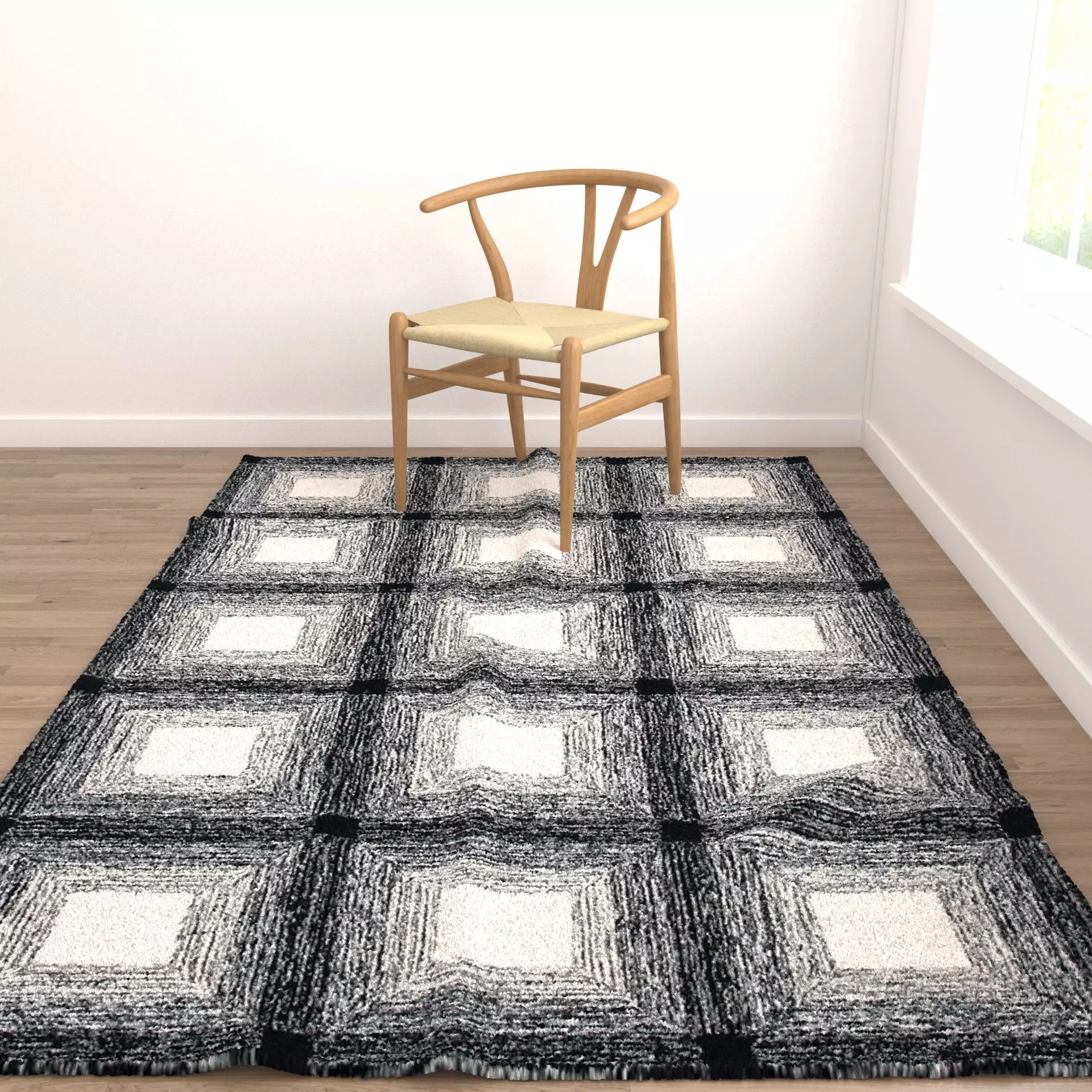 Rugs No 1055 Low-poly 3D model_4