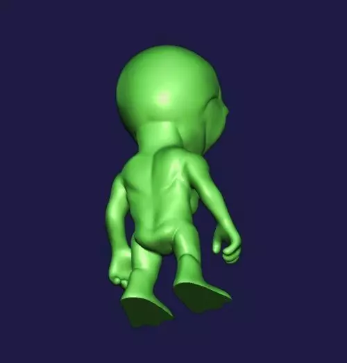 Alien Grey Zeta Type 3D print model_2