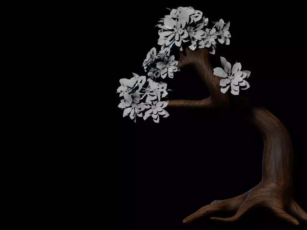 Realistic Tree 3D Model  Game Ready  PBR Textured Low-poly 3D model_0