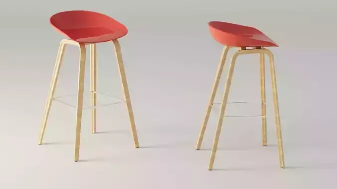 Chaise haute en Bois