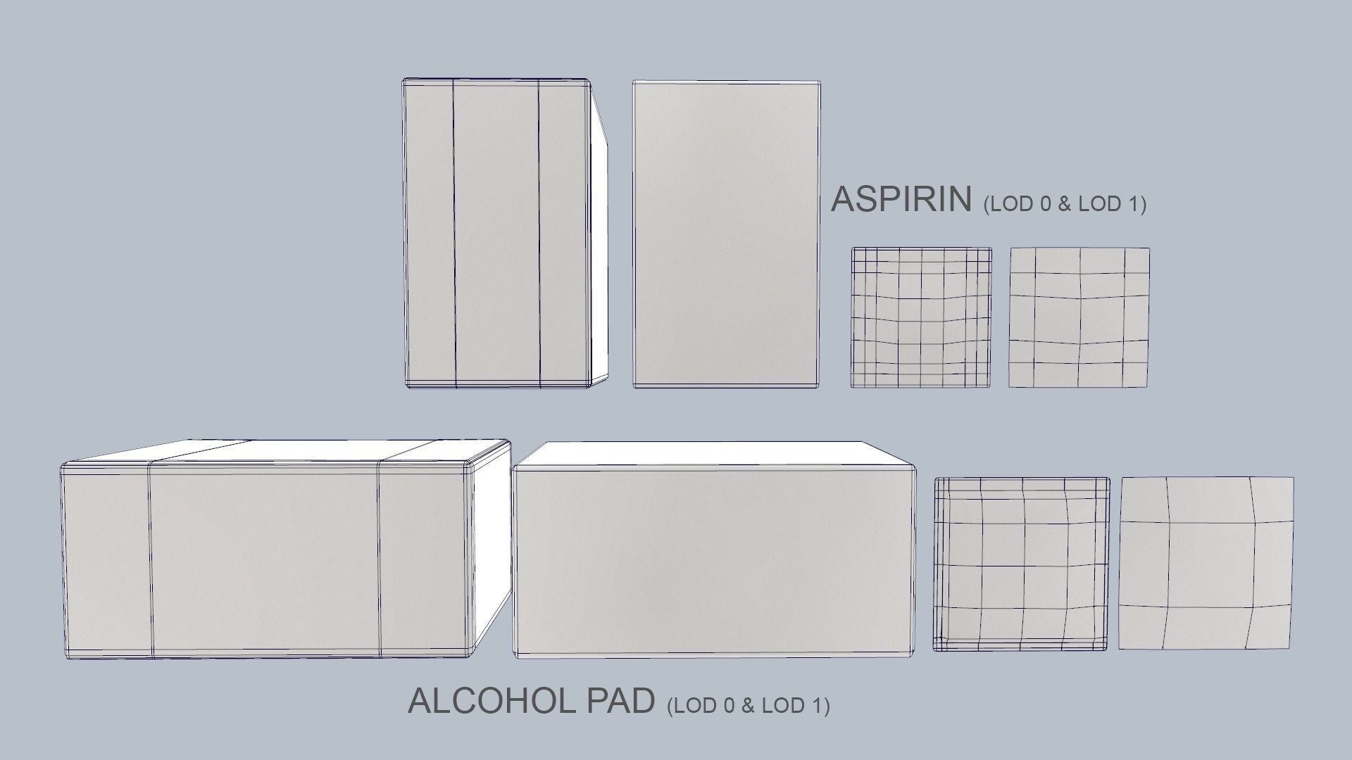 First Aid PBR Pack 1 Plus 1 Game Ready Low-poly 3D model_14