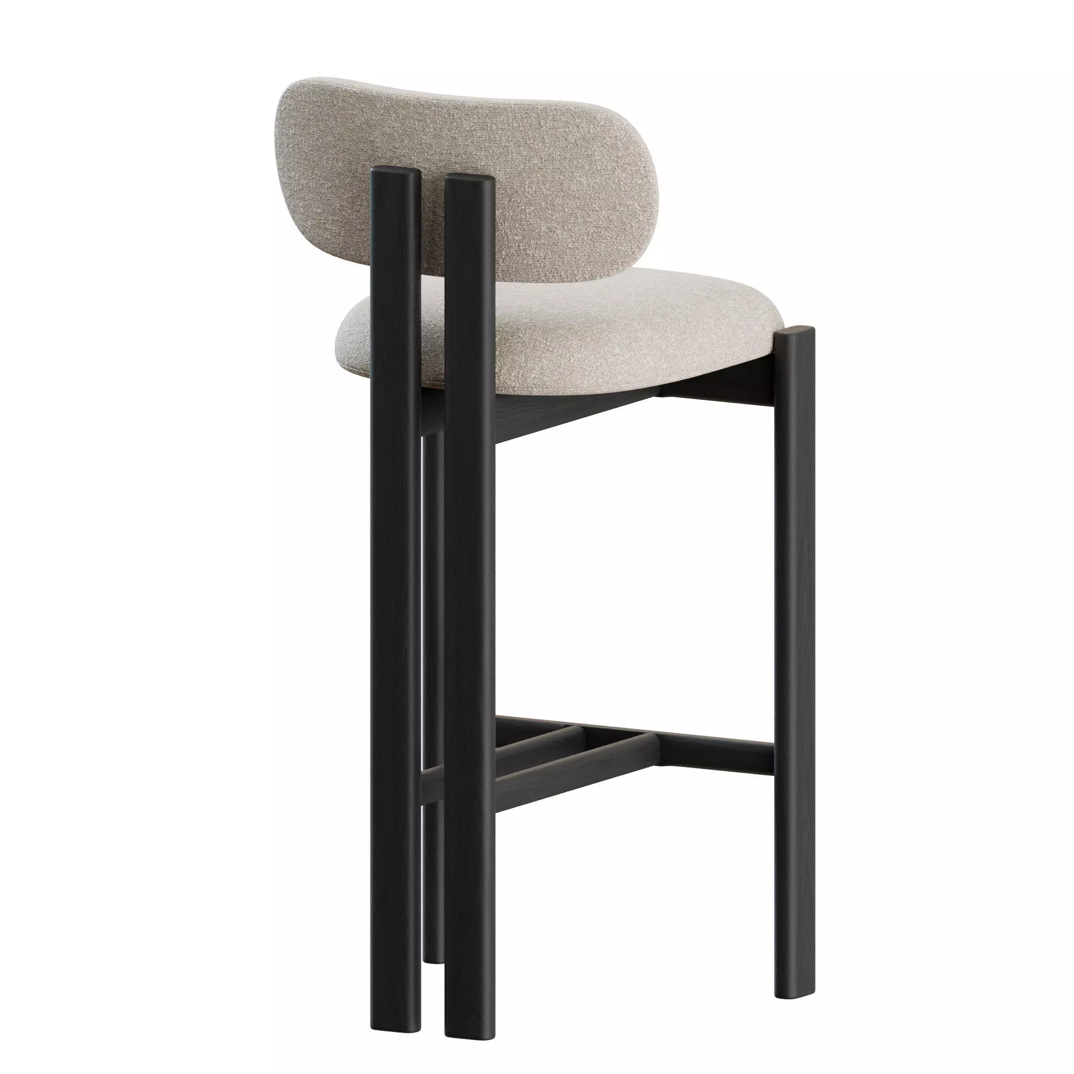 Bay Stool by Naturedesign 3D model_10