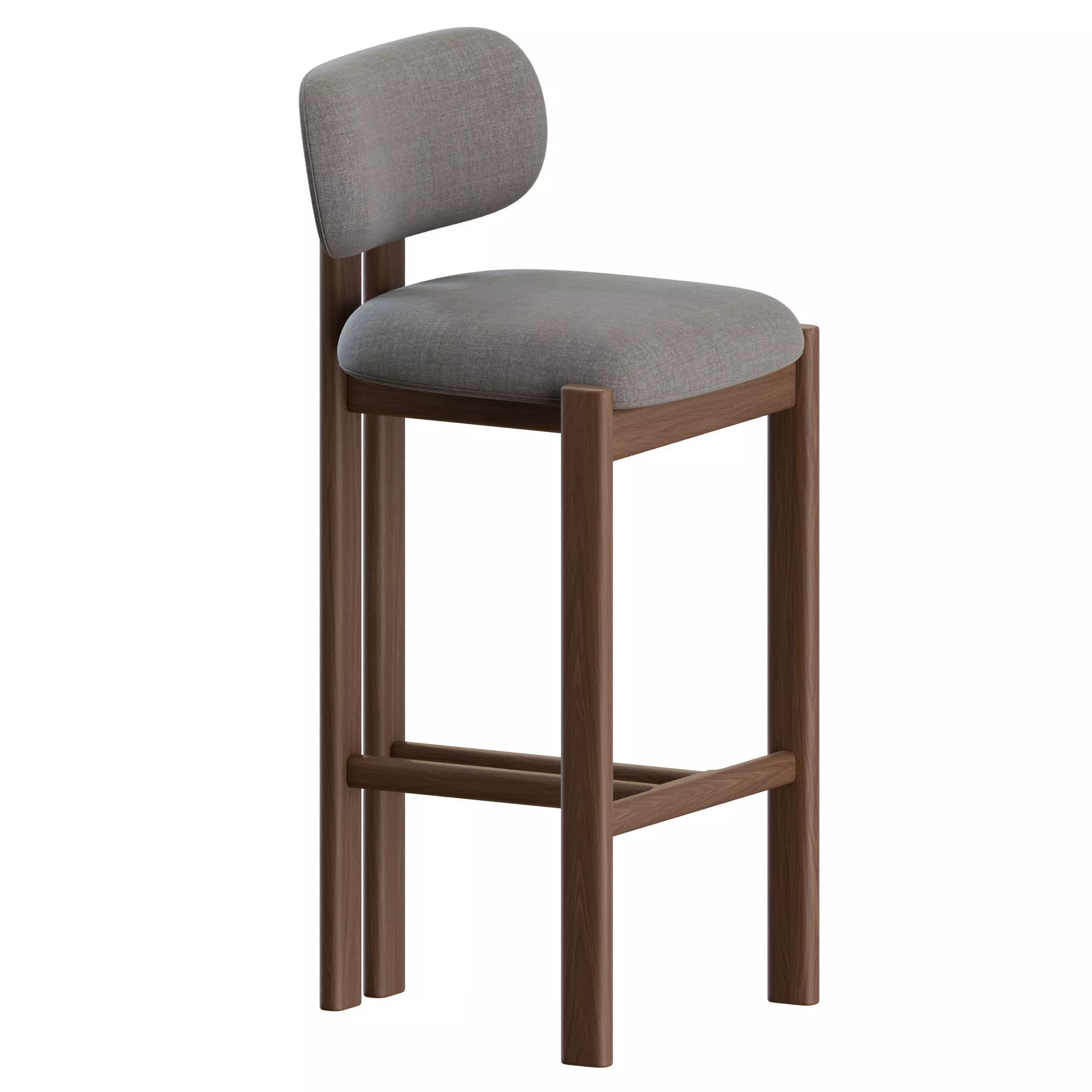 Bay Stool by Naturedesign 3D model_12