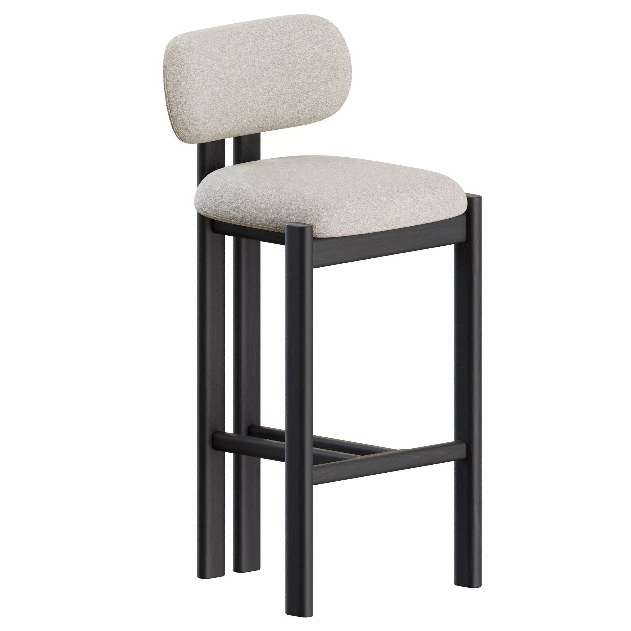 Bay Stool by Naturedesign 3D model_1