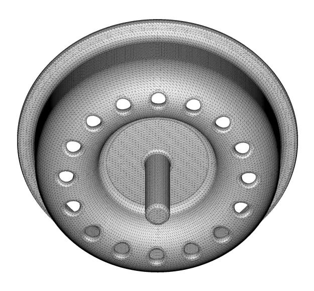 Rusty Kitchen Strainer Plug 3D model_5