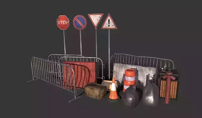 Street Traffic Asset Pack