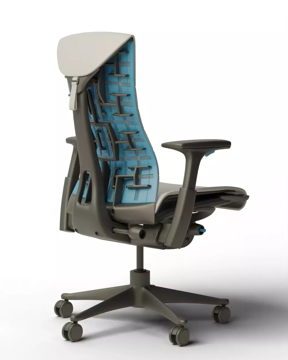Logitech G Embody Gaming Chair - Base Model 3D model_8