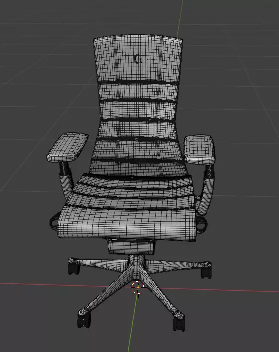 Logitech G Embody Gaming Chair - Base Model 3D model_12