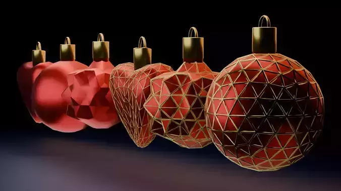 Elegant Modern Christmas Ornaments Collection