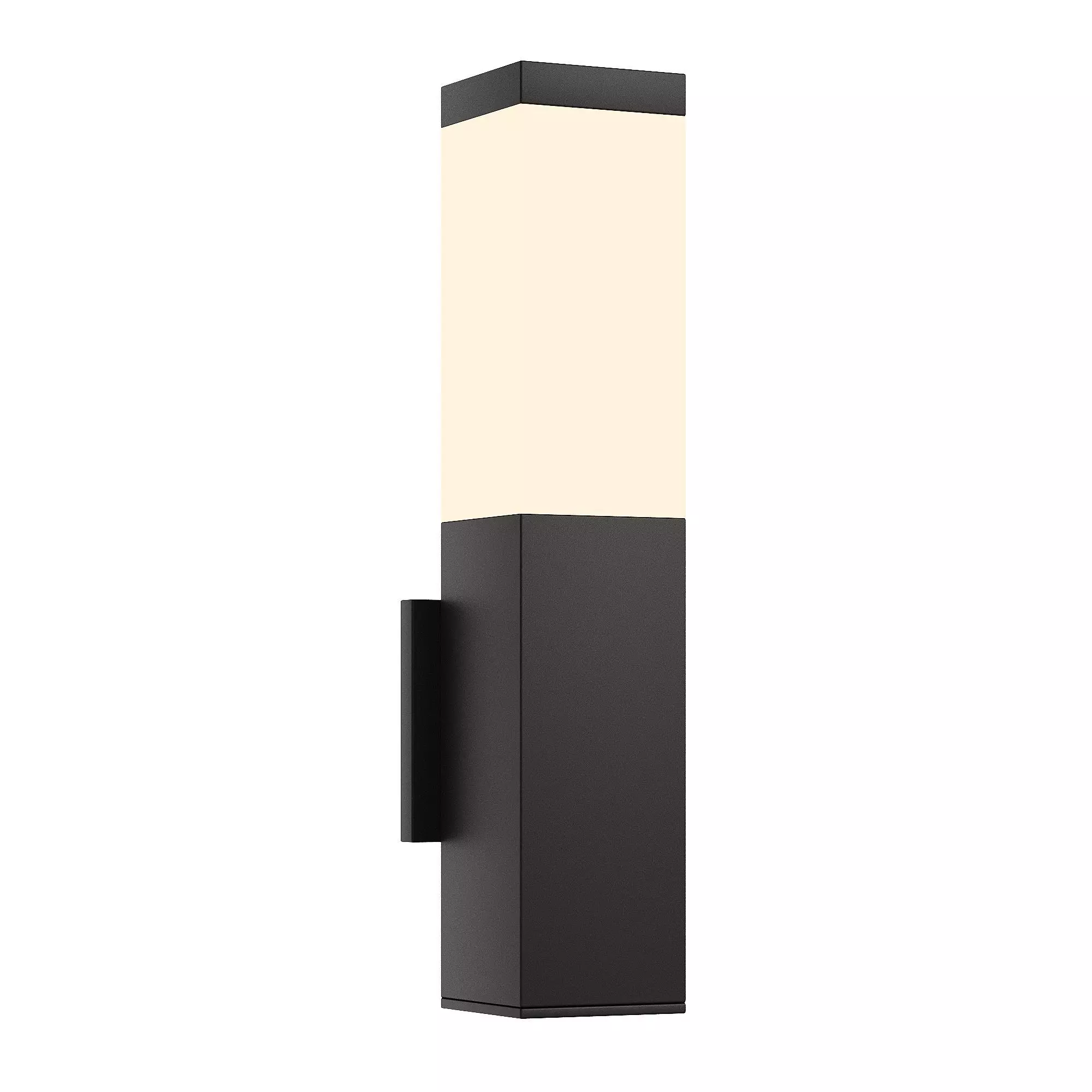 Raine Rectangular Acrylic Outdoor LED Wall Sconce 3D model