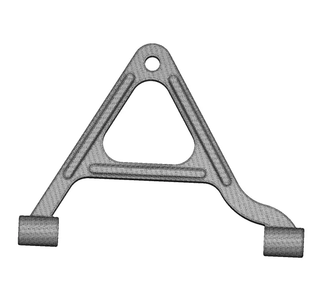 Rusty Automotive Suspension Arm 3D model_4