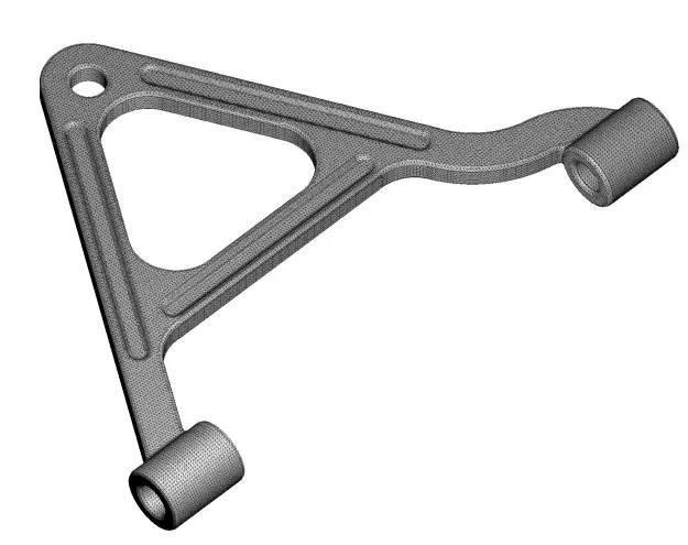 Rusty Automotive Suspension Arm 3D model_6