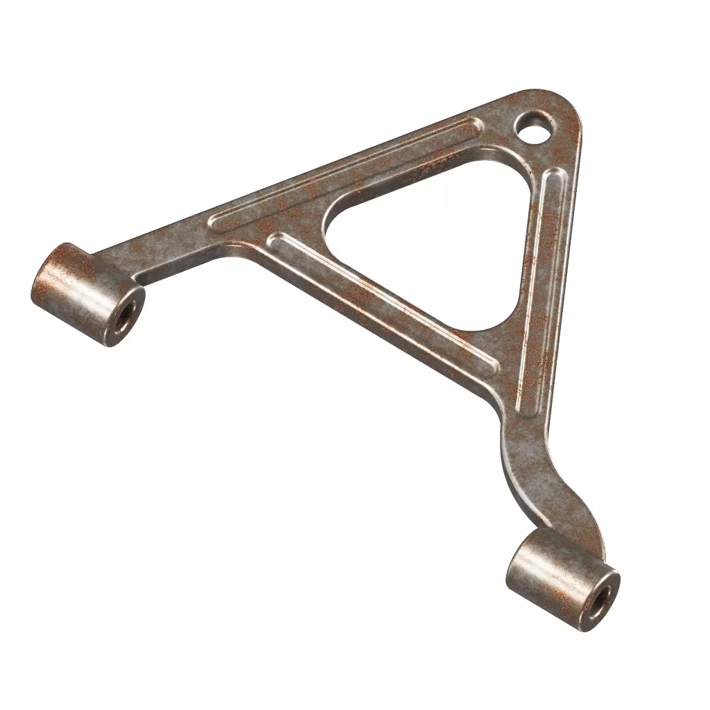 Rusty Automotive Suspension Arm 3D model_0