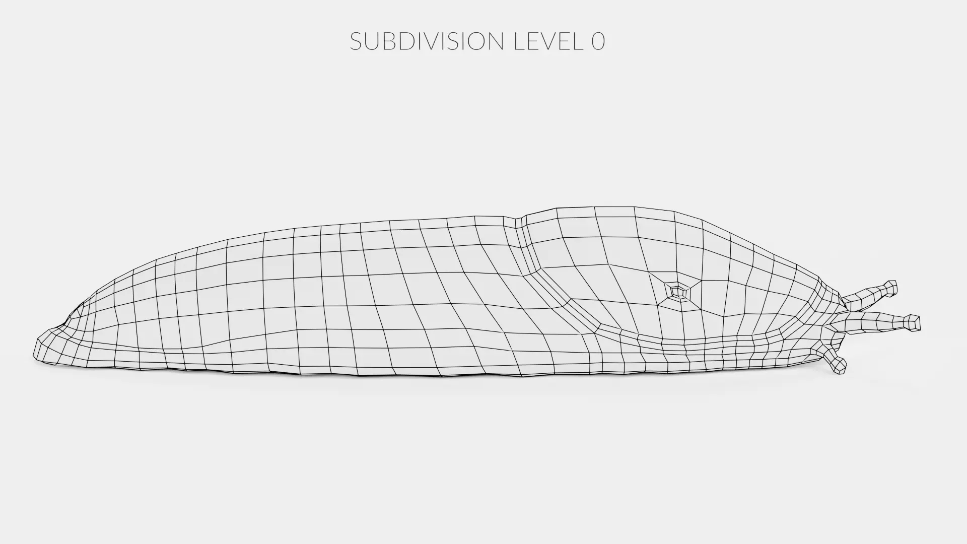 -Black Slug - Arion Ater -Rigged- Low-poly 3D model_12