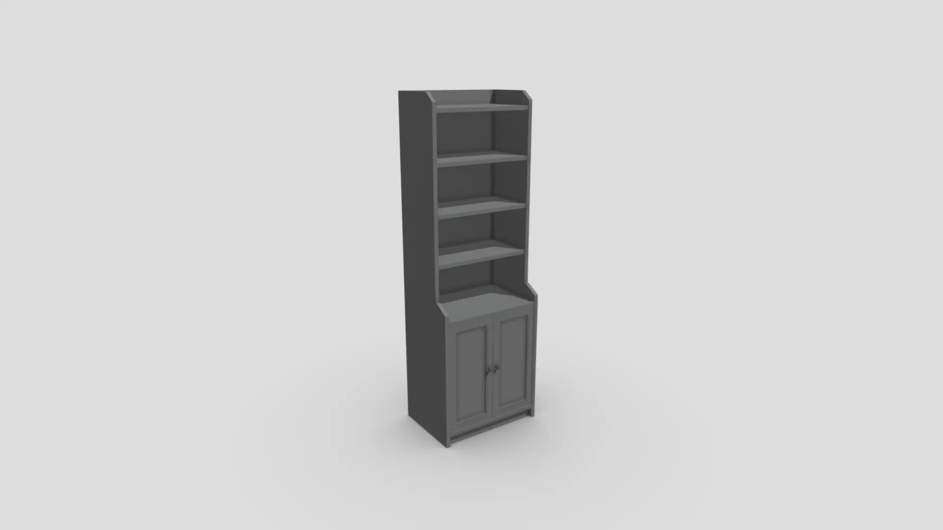 Cabinet Free low-poly 3D model