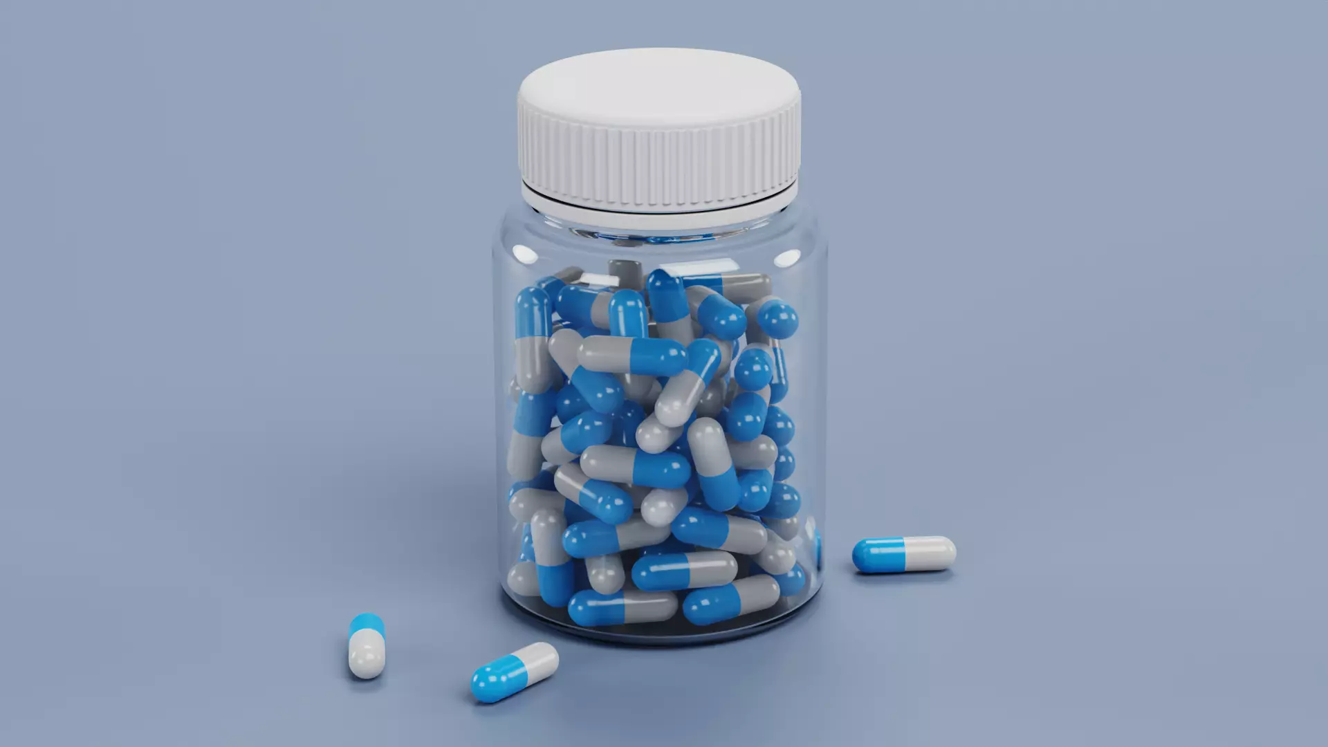 -Bottle with Pills- 3D model_5