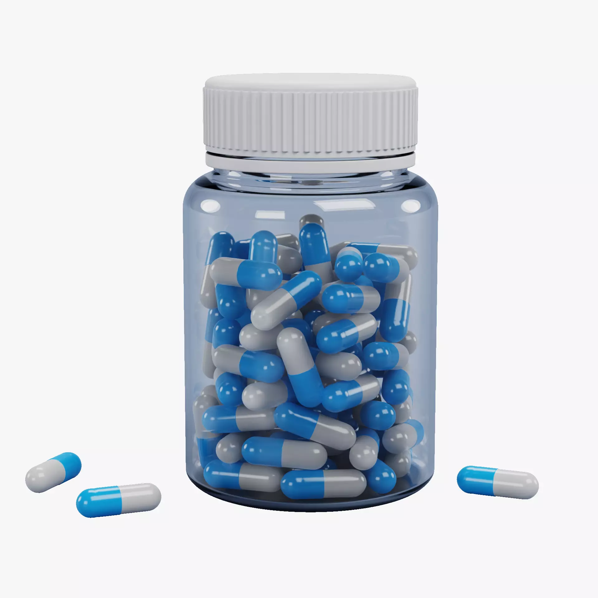 -Bottle with Pills- 3D model_15