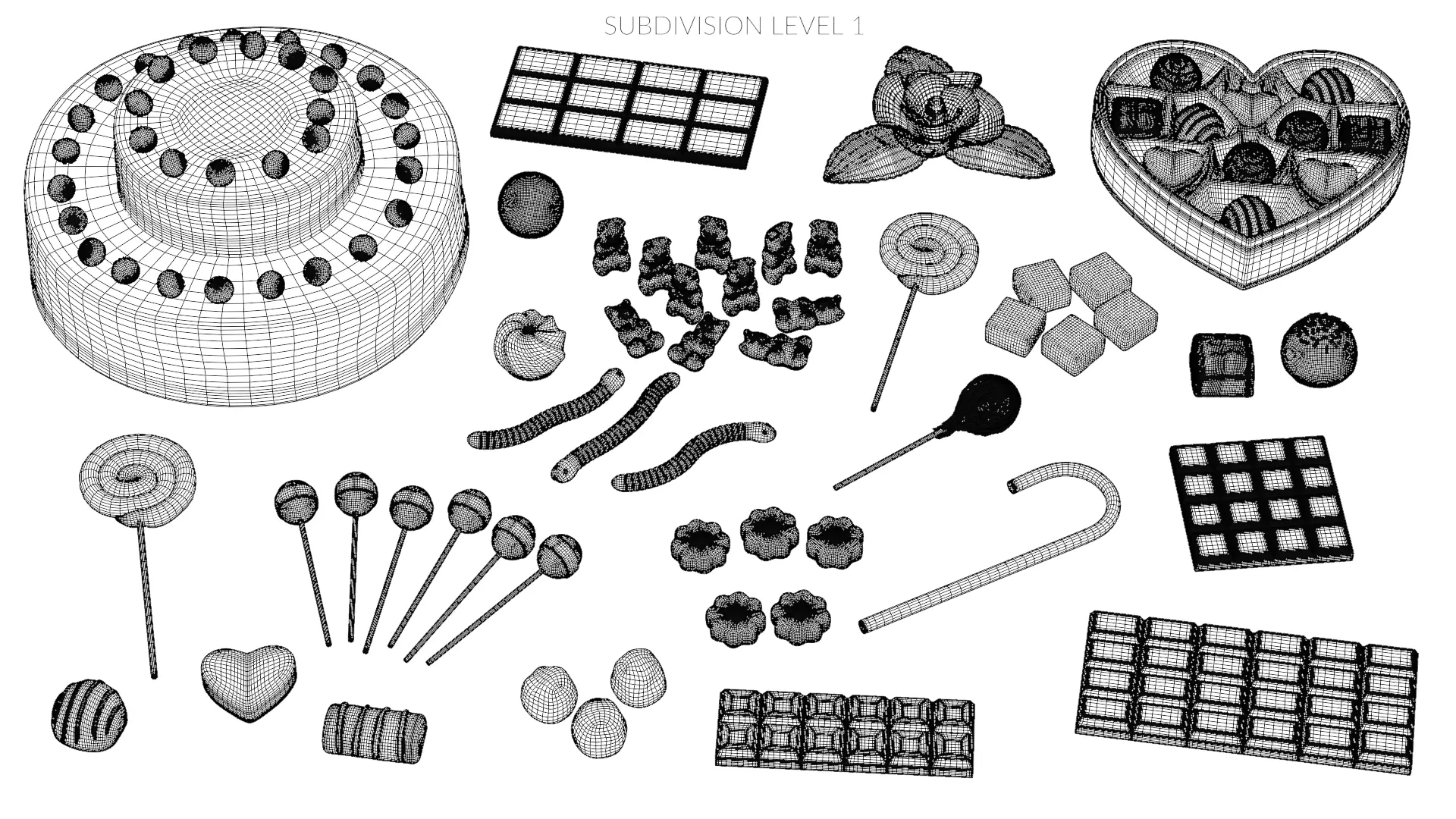 -Large Candy Collection- 3D model_37