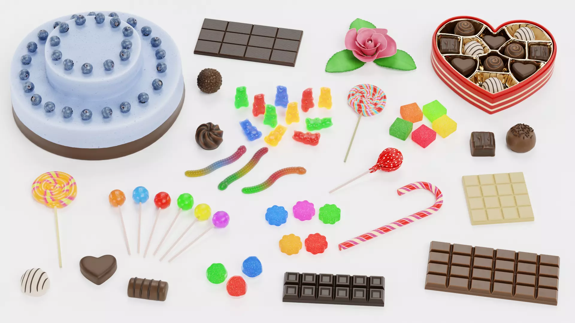 -Large Candy Collection- 3D model_0