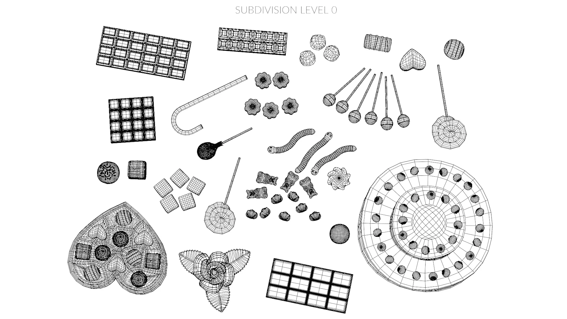 -Large Candy Collection- 3D model_38