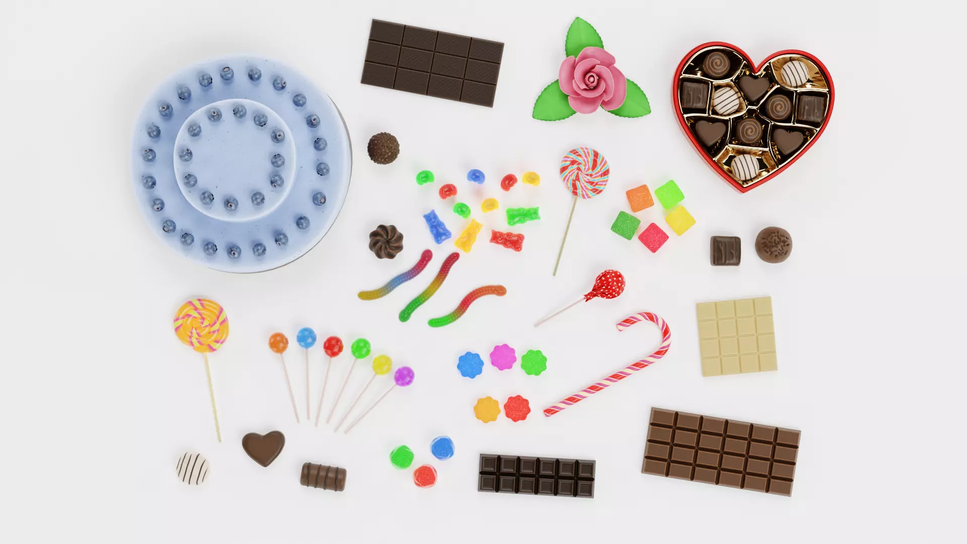 -Large Candy Collection- 3D model_1