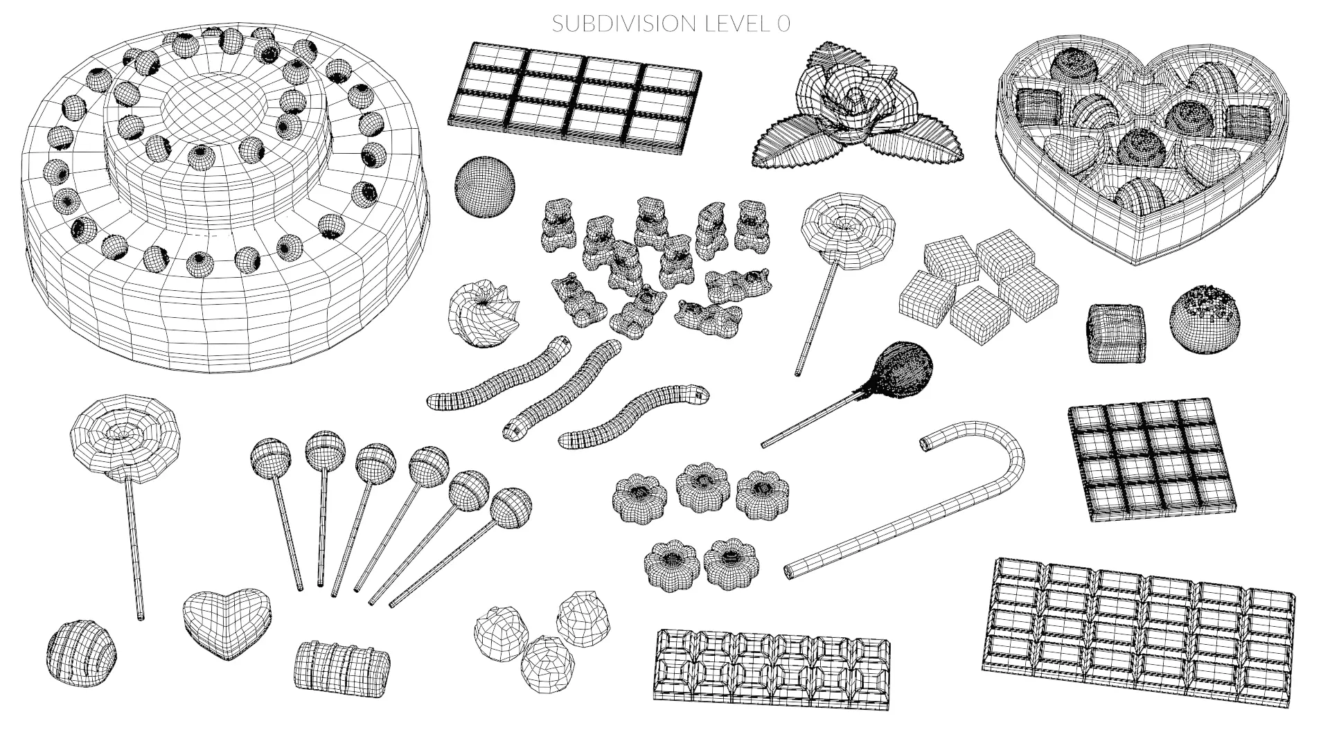 -Large Candy Collection- 3D model_36