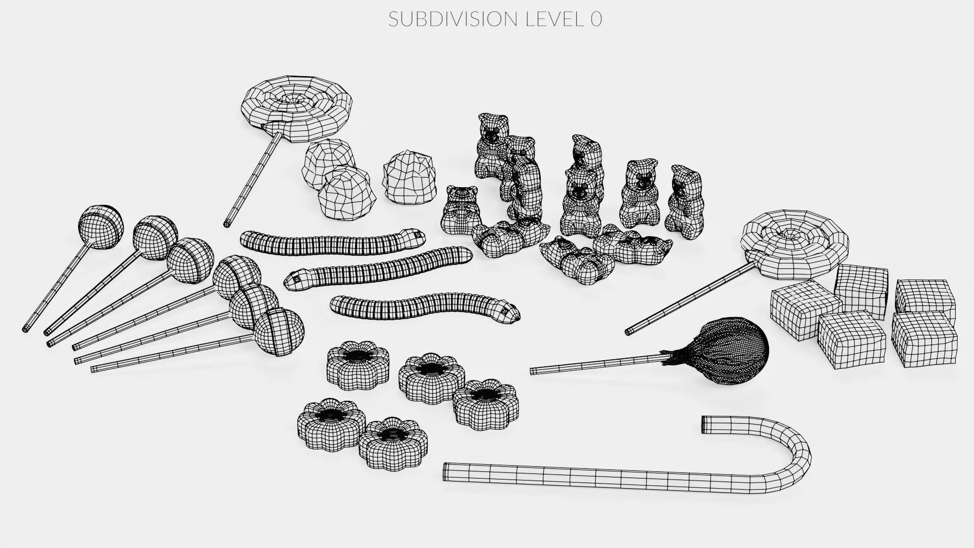 -Candies Set- 3D model_28