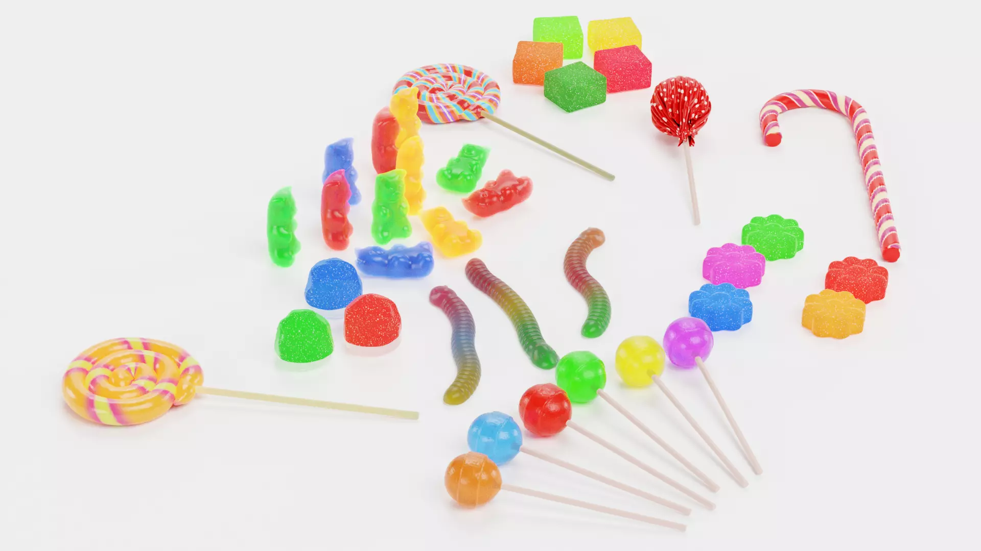 -Candies Set- 3D model_3