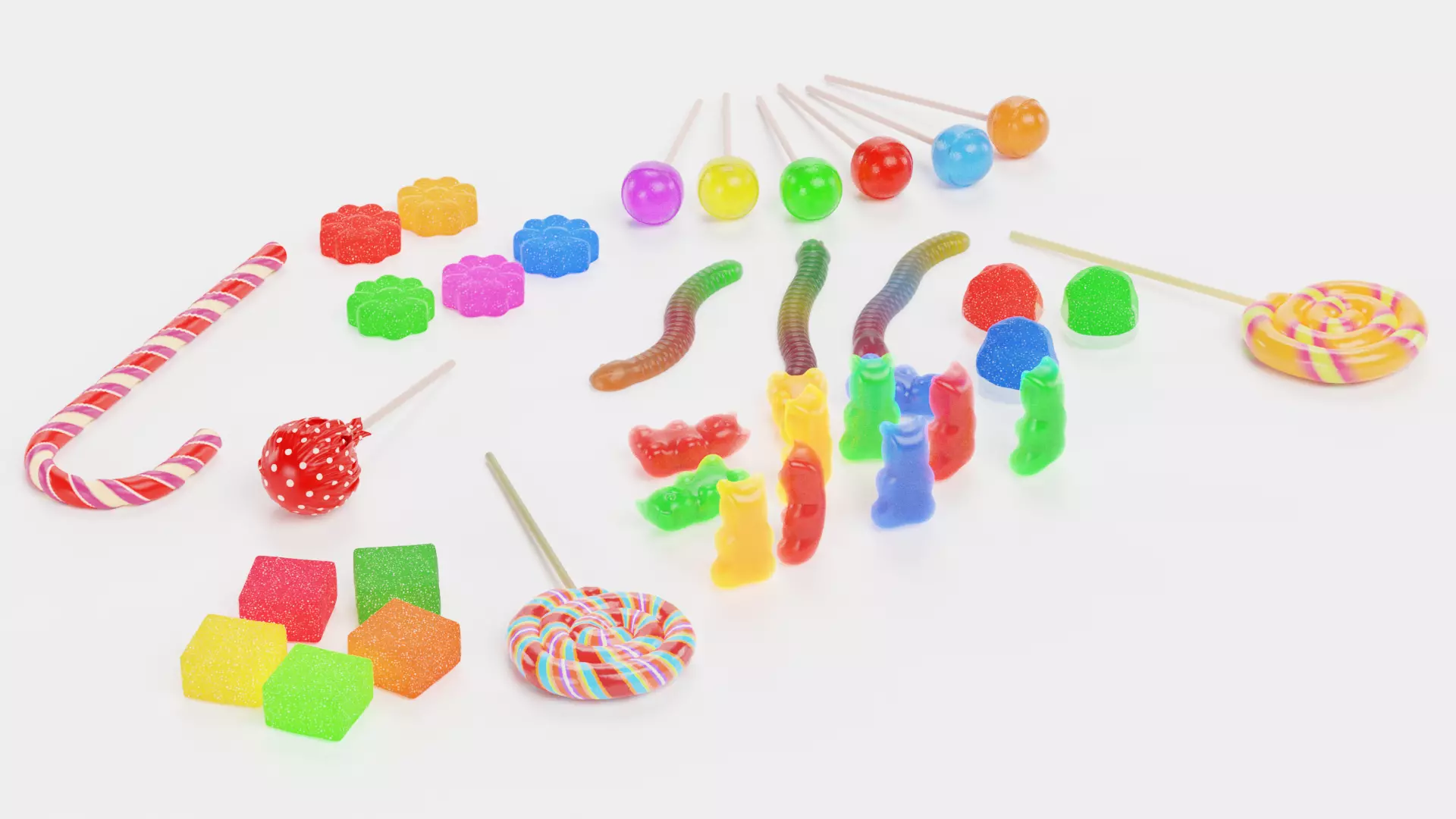 -Candies Set- 3D model_5