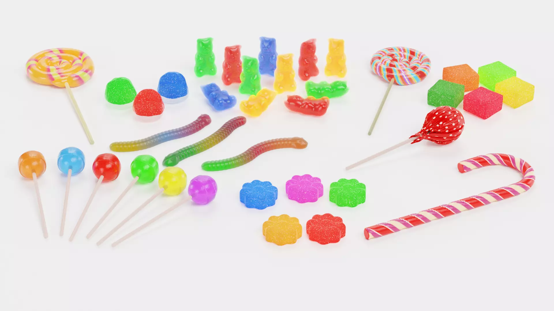 -Candies Set- 3D model_2