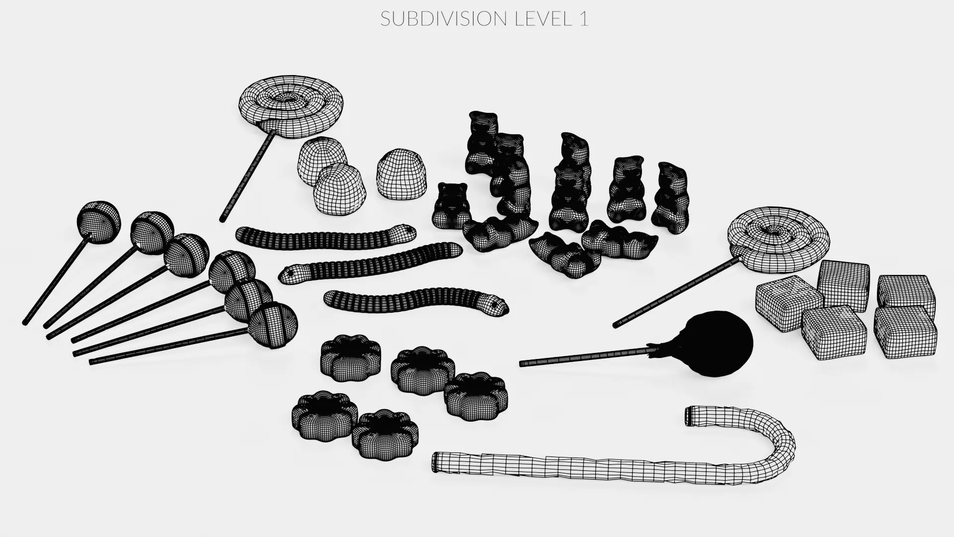 -Candies Set- 3D model_29
