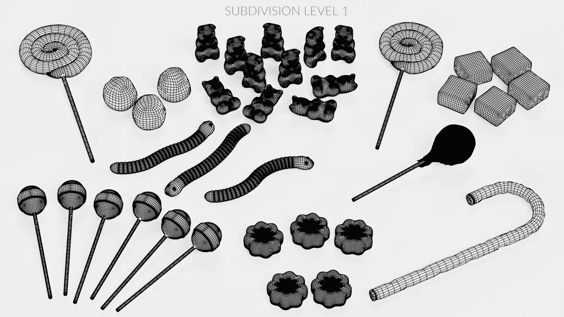 -Candies Set- 3D model_27