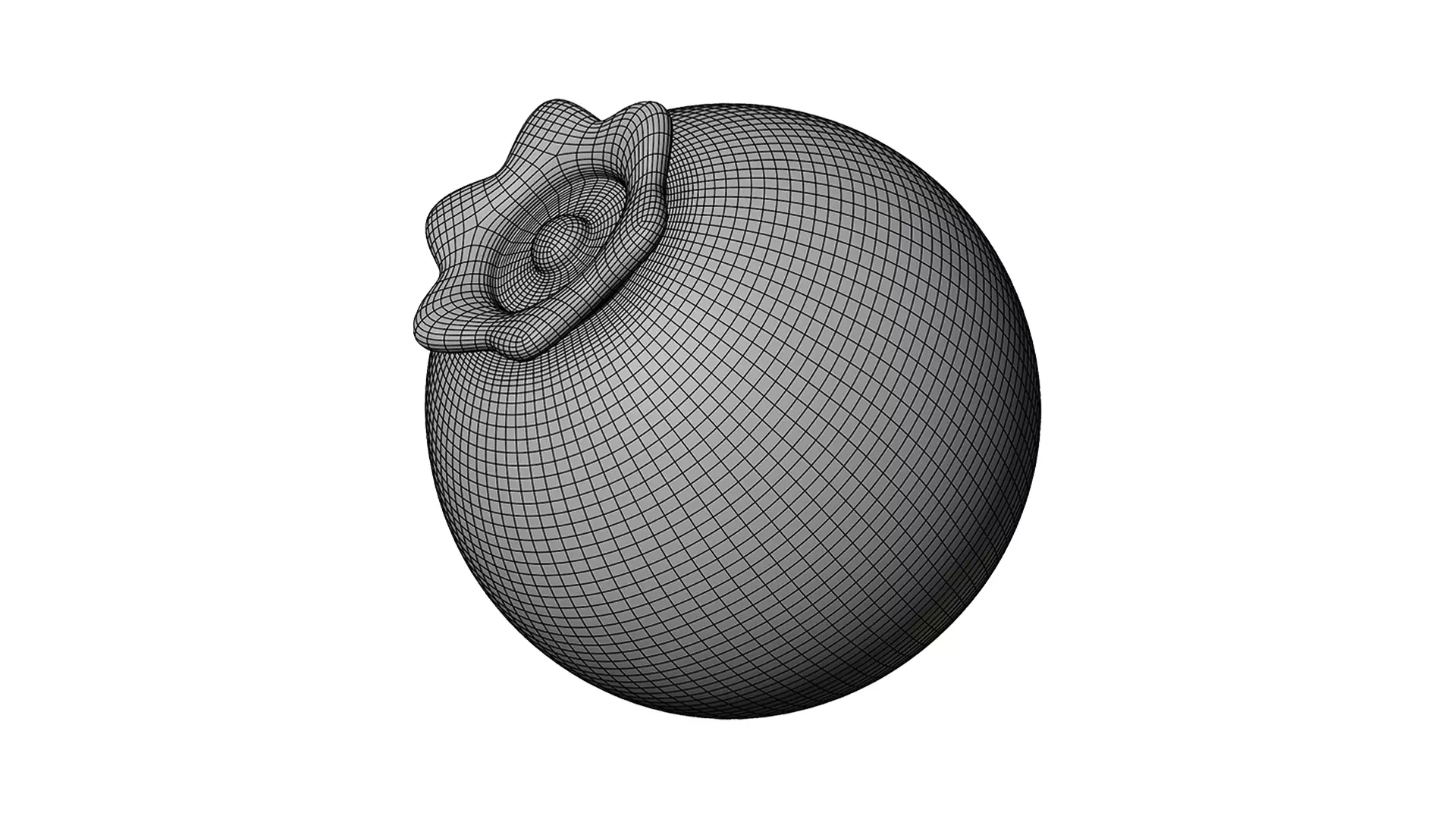 Blueberry 3D Icon Low-poly 3D model_7