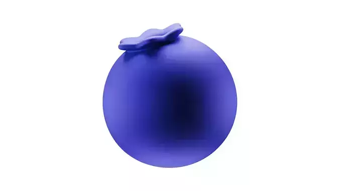 Blueberry 3D Icon