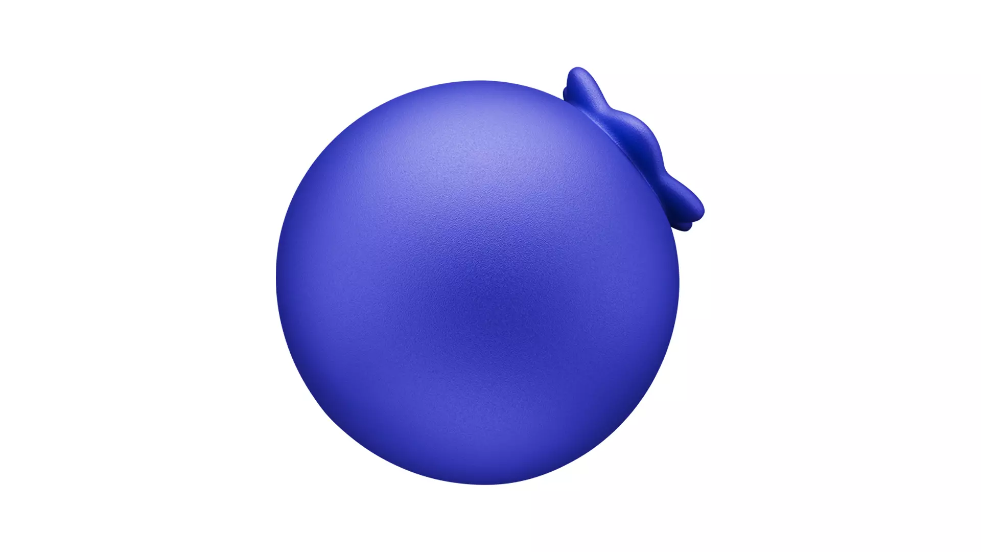 Blueberry 3D Icon Low-poly 3D model_3