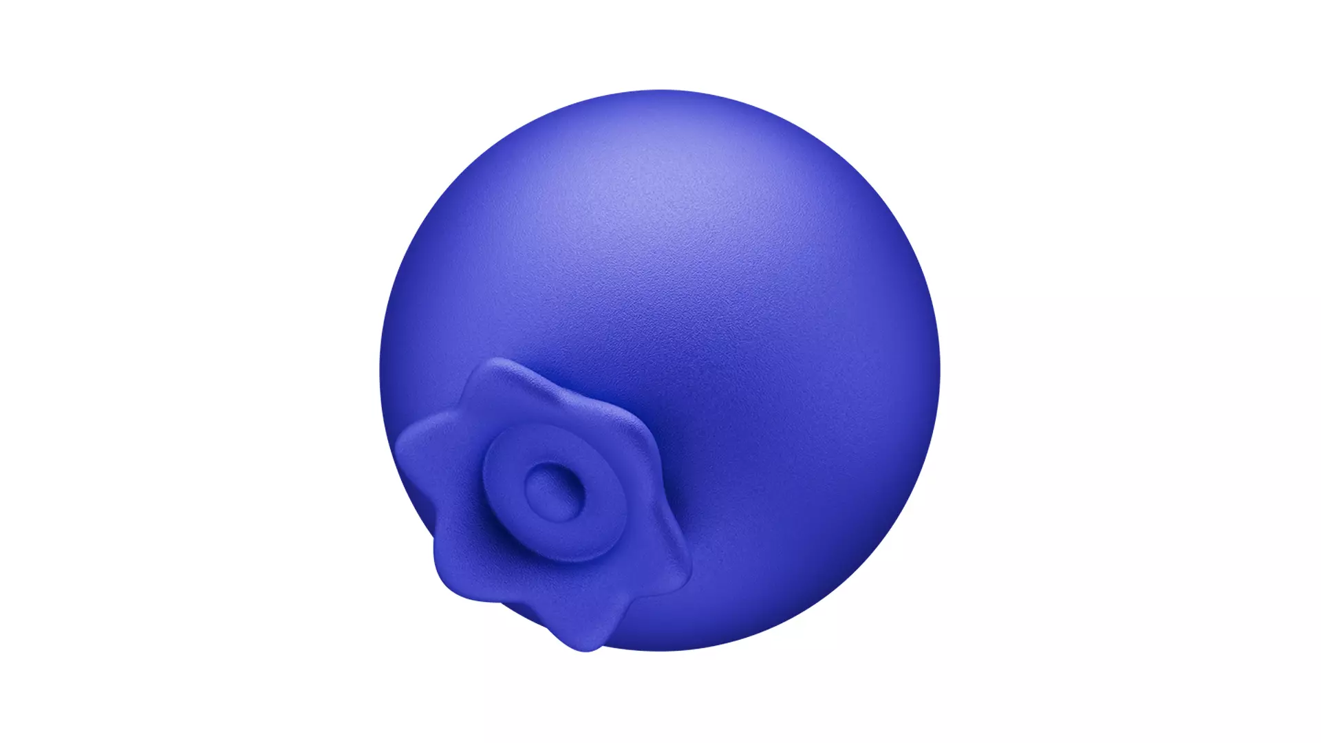 Blueberry 3D Icon Low-poly 3D model_4
