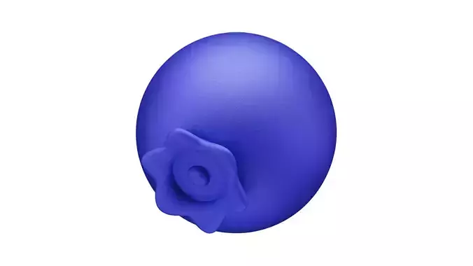 Blueberry 3D Icon Low-poly 3D model 5