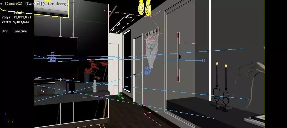 master bedroom-children room 3D model_12