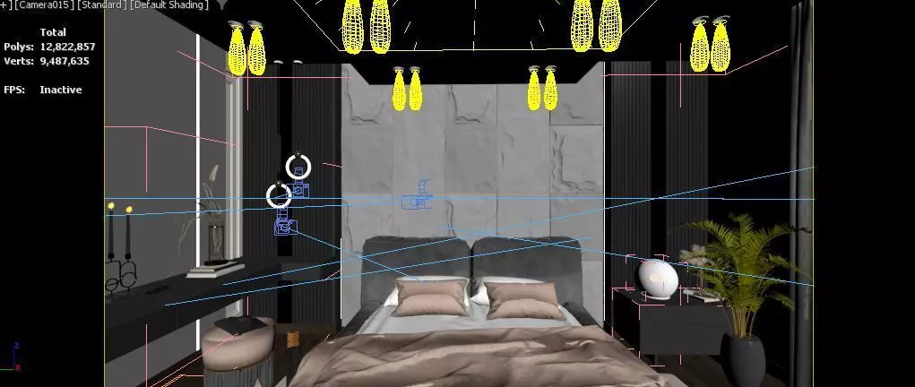 master bedroom-children room 3D model_18