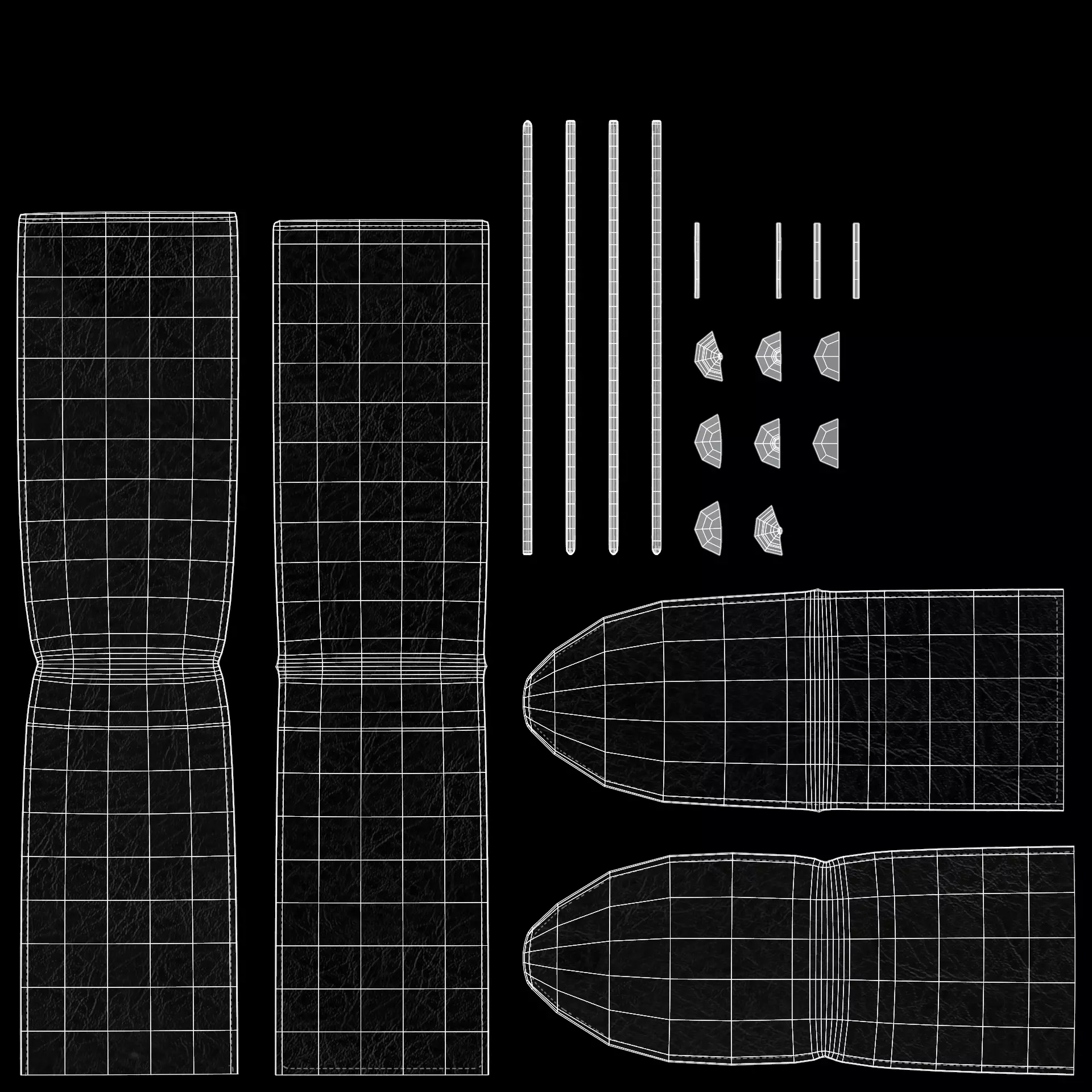 -Leather Case RIGGED- 3D model_10