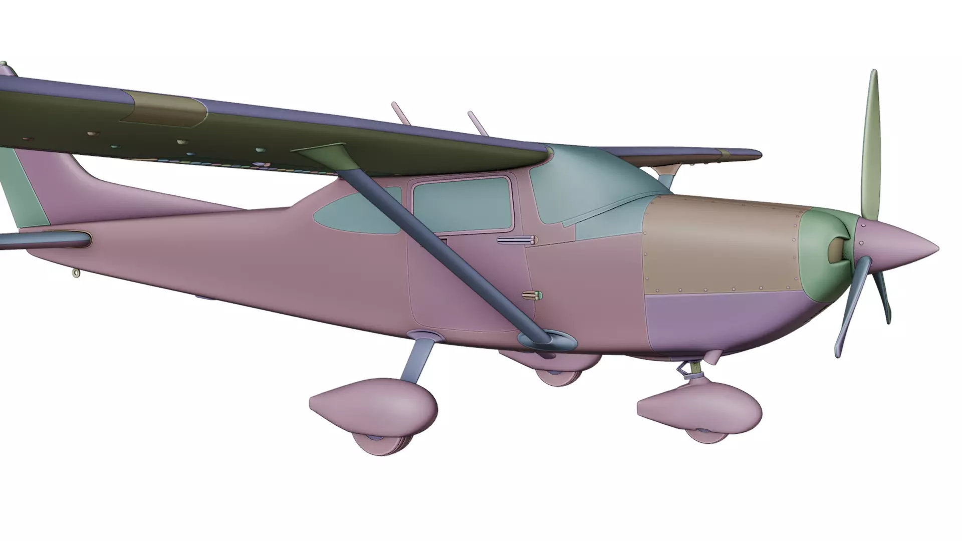 Cessna 182 Skylane 3D model_1
