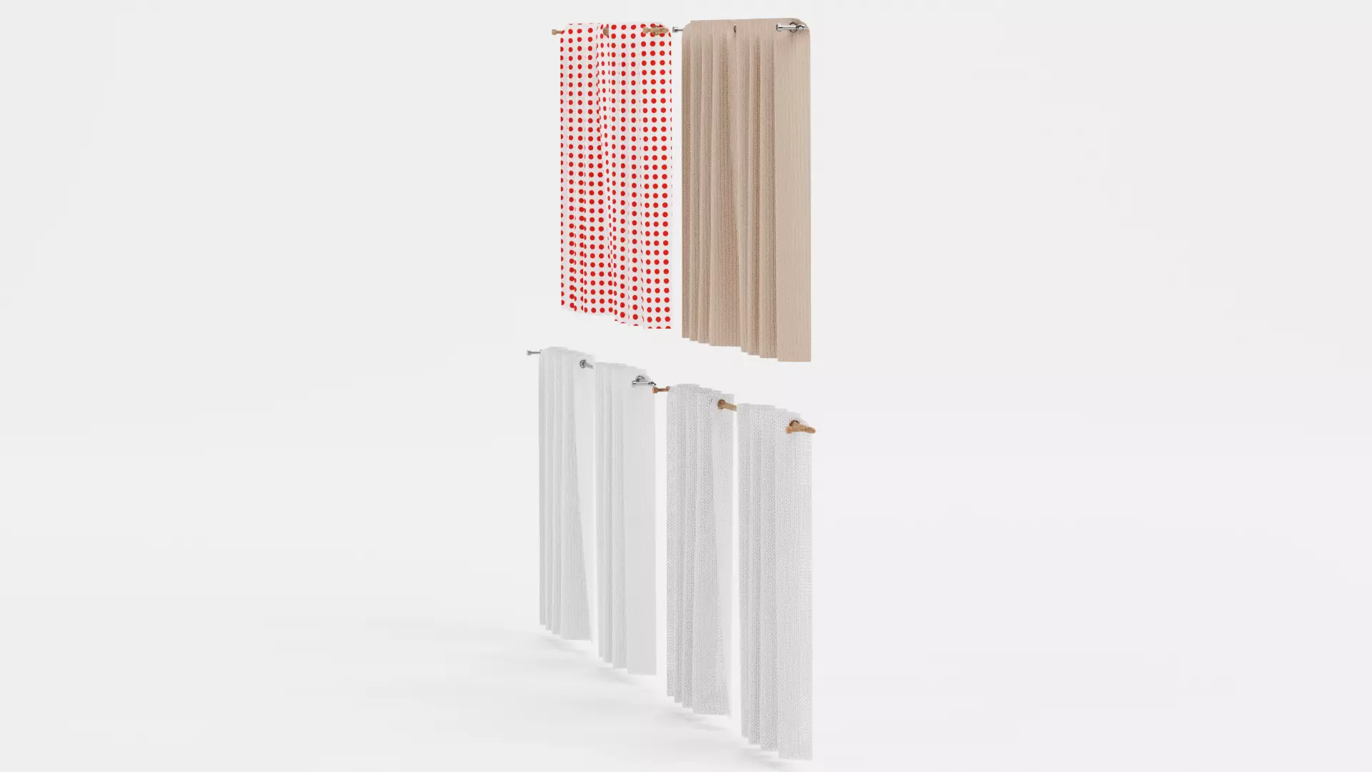 -Curtains Set- 3D model_6