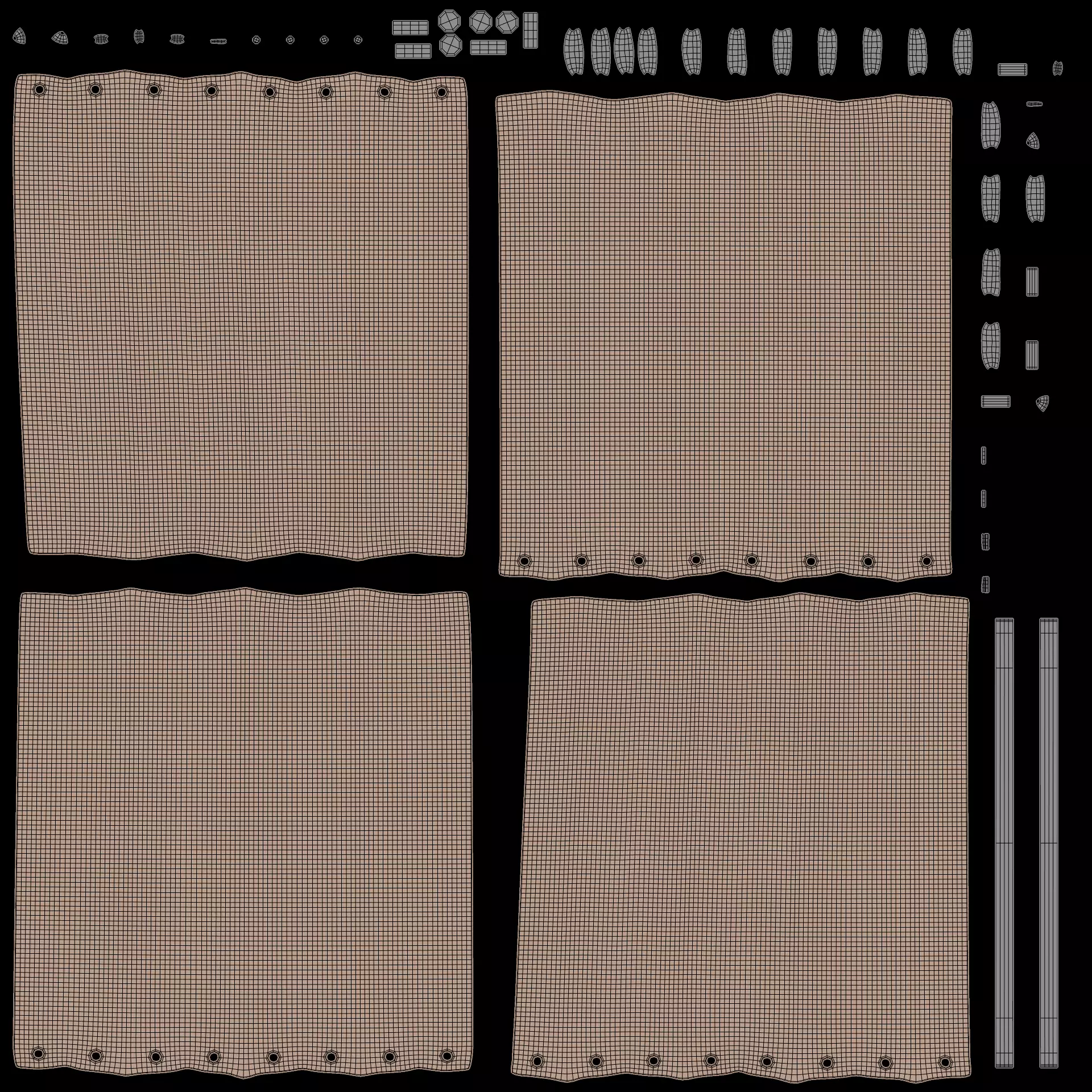 -Curtains Set- 3D model_14