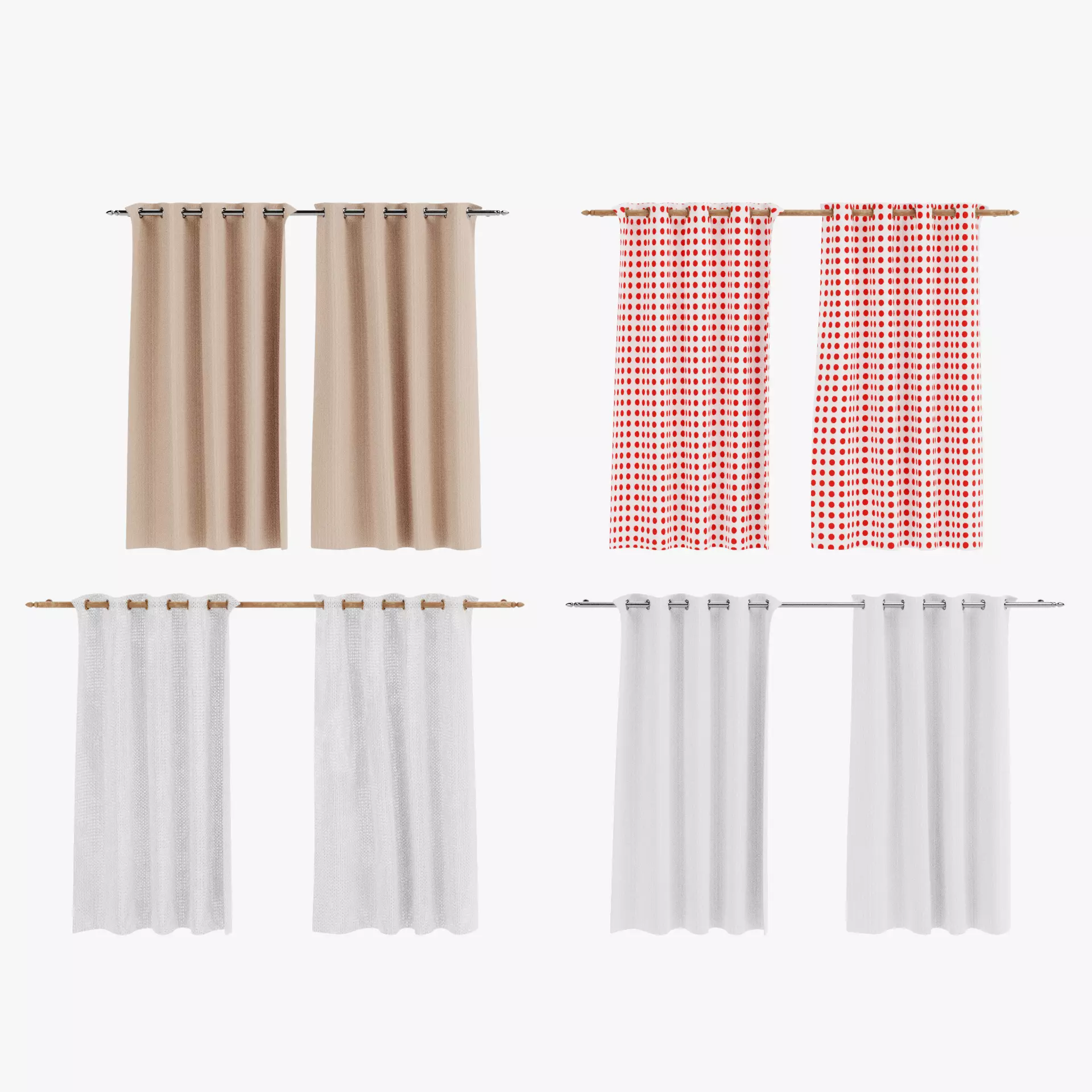-Curtains Set- 3D model_8